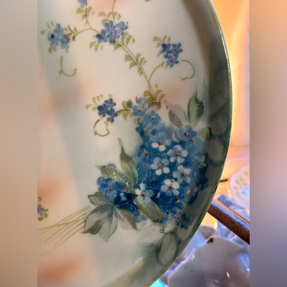 Lovely Antique Hand Painted Plate 9” - Picture 3 of 10